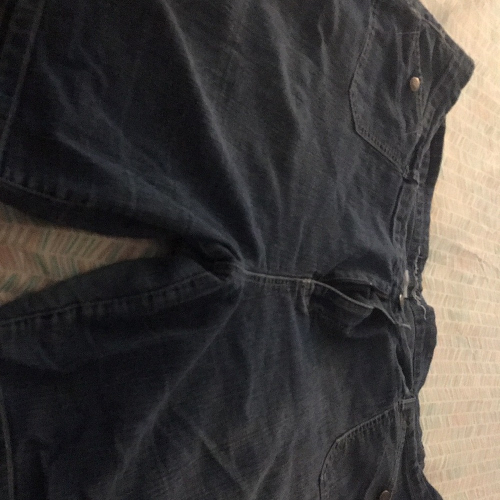 Blue jean shorts